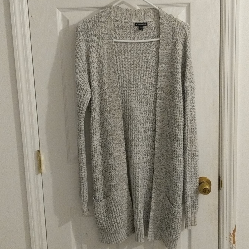 Express grey cardigan